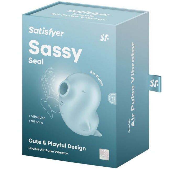 SATISFYER - ESTIMULADOR Y VIBRADOR SASSY SEAL
