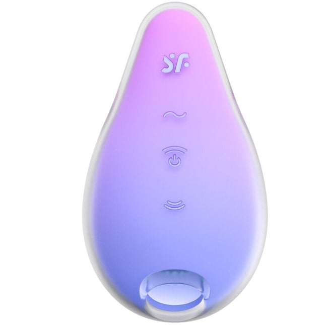 SATISFYER - ESTIMULADOR Y VIBRADOR MERMAID VIBES MORADO Y ROSA