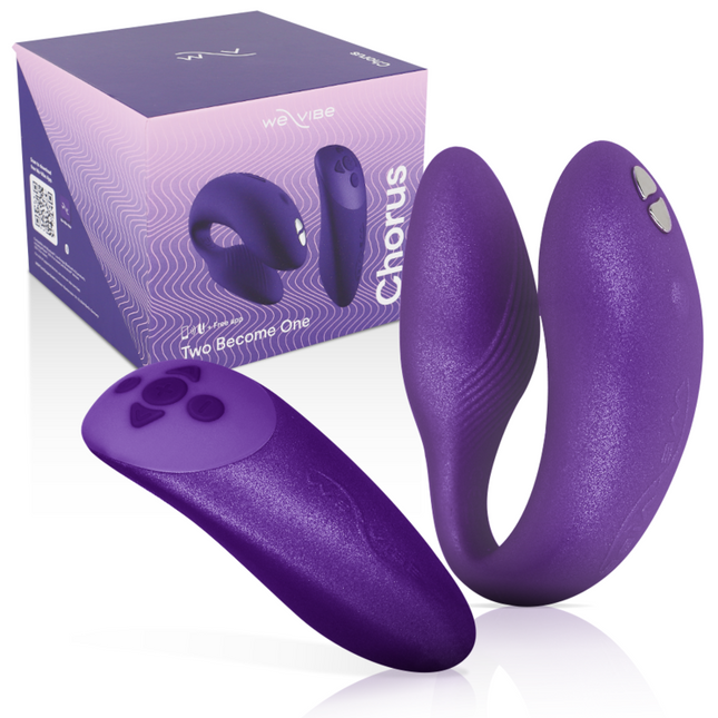 WE-VIBE - VIBRADOR CHORUS PARA PAREJAS CON CONTROL DE APRECIÓN MORADO