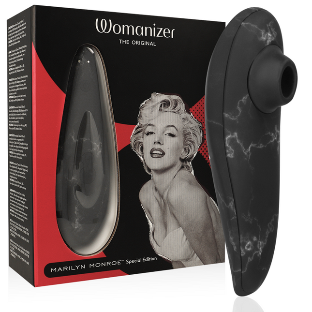 WOMANIZER - ESTIMULADOR DE CLÍTORIS MARILYN MONROE CLASSIC 2 DE MÁRMOL NEGRO