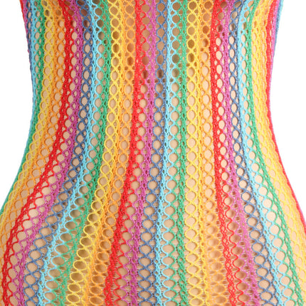 SUBBLIME - 952341 RAINBOW NET DRESS ONE SIZE