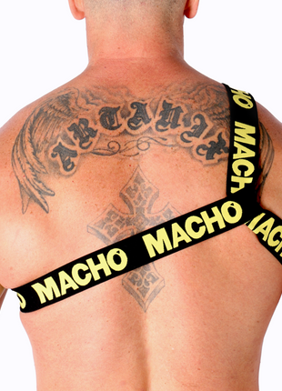 MACHO - RÖMISCHES HARNESS WEISS S/M