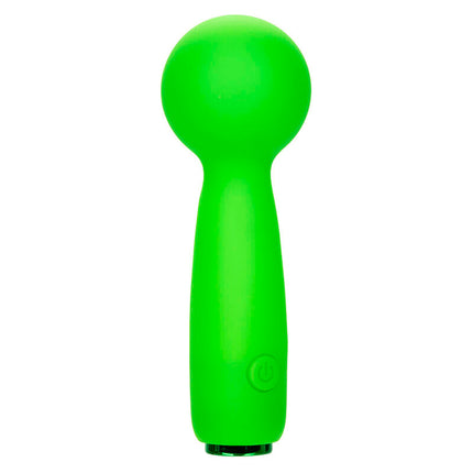CALEXOTICS - NEON VIBES THE BUBBLY VIBE MINI-MASSAGER 10 VIBRATIONEN GRÜN