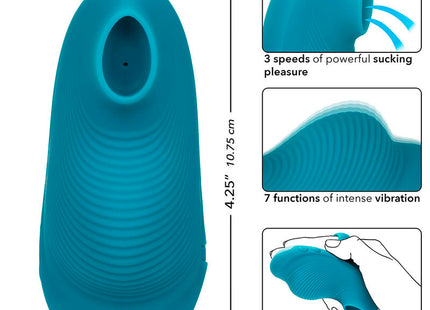 CALEXOTICS - ENVY HANDROLLING BALL MASSAGER 7 VIBRATIONS BLUE