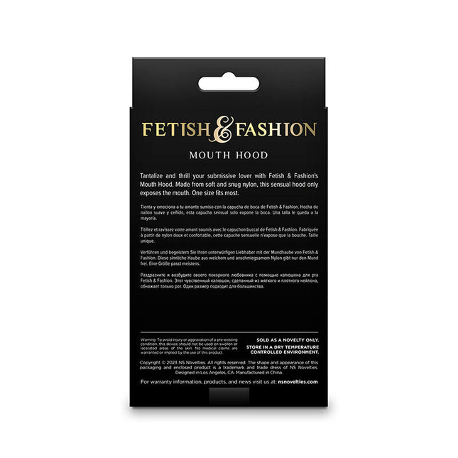 NS NOVELTIES - FETISH & FASHION MUNDHAUBE NYLON WEISS