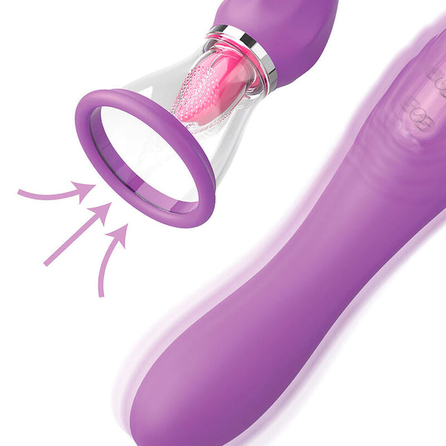 FANTASY FOR HER – Ultimate Pleasure Max mit Saugfunktion & Zunge, Lila