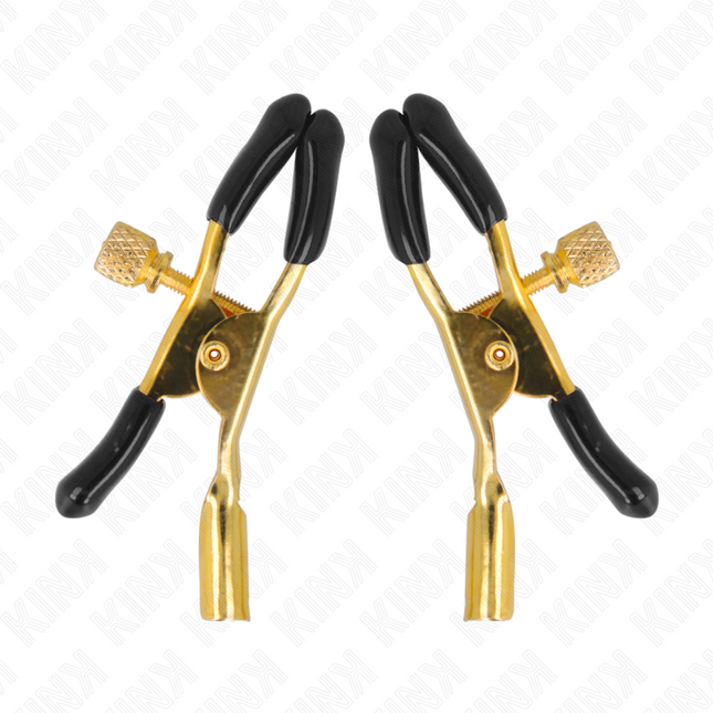 KINK - PINZAS PARA PEZONES DORADAS 6 CM