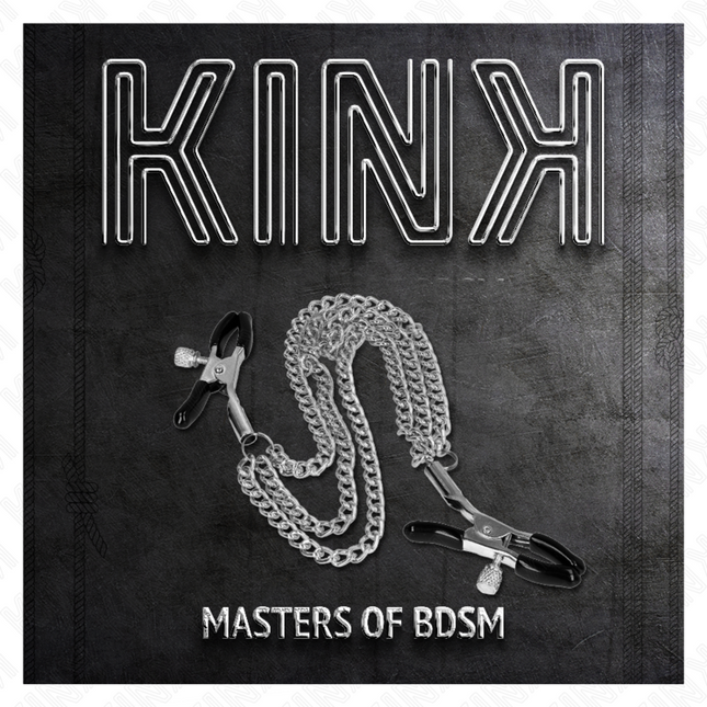 KINK - NIPPELKLEMMEN MIT 3 KETTEN SILBER 20/23/28 CM