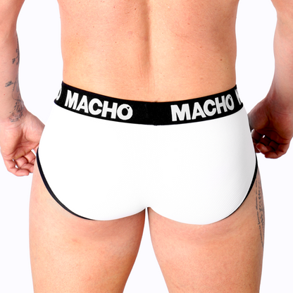 MACHO - MS30BL PANTY WHITE S