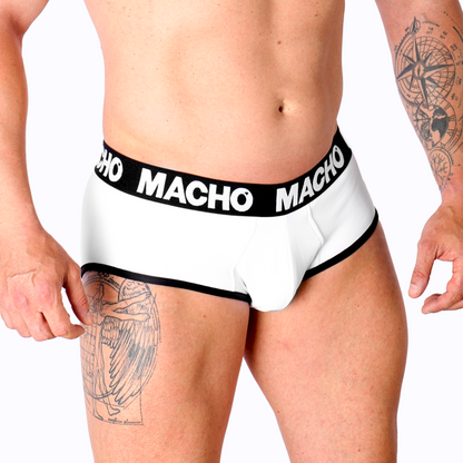 MACHO - MS30BL PANTY WHITE S