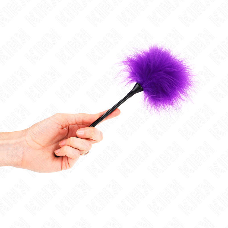 KINK - PURPLE TICKLE FEATHERS FOR THE BONDAGE KIT 27 CM