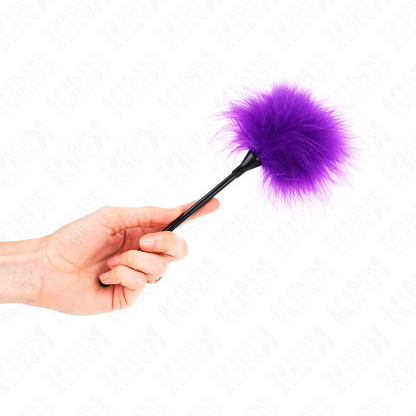 KINK - PURPLE TICKLE FEATHERS FOR THE BONDAGE KIT 27 CM
