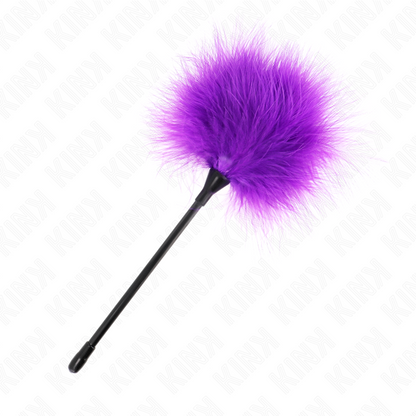 KINK - PURPLE TICKLE FEATHERS FOR THE BONDAGE KIT 27 CM