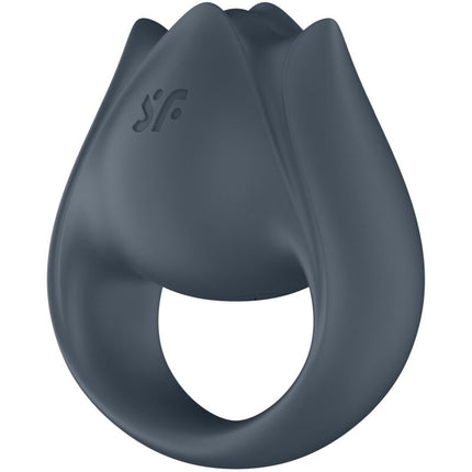 SATISFYER - PERFECT PAIR 2 MULTIVIBRATOR 2 IN 1 PENISRING UND FINGERSTIMULATOR GRAU