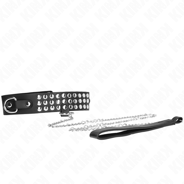 KINK - COLLAR CON CORREA 65 CM BRILLANTE AJUSTABLE 37-42 CM X 5.3 CM