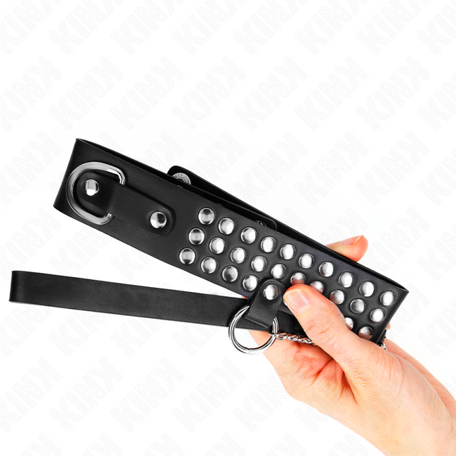 KINK - COLLAR CON CORREA 65 CM BRILLANTE AJUSTABLE 37-42 CM X 5.3 CM