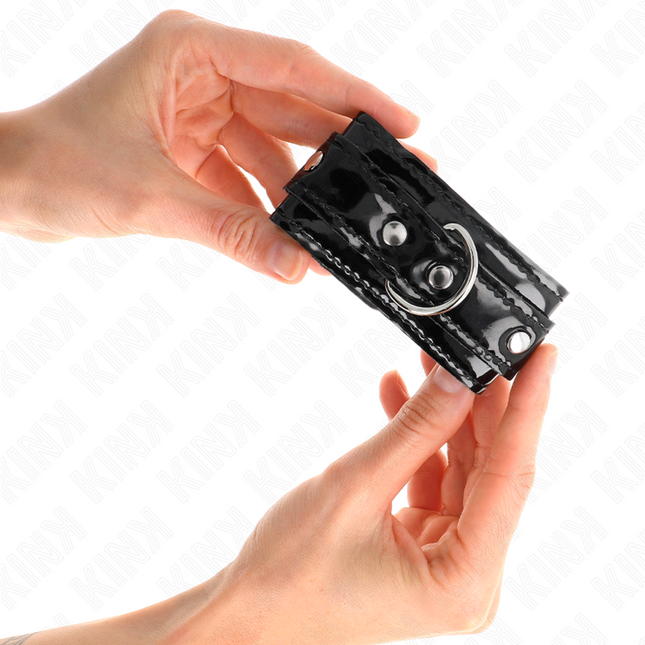 KINK - ESPOSAS DE NEOPRENO BRILLANTE AJUSTABLES 17-24 CM X 4,5 CM