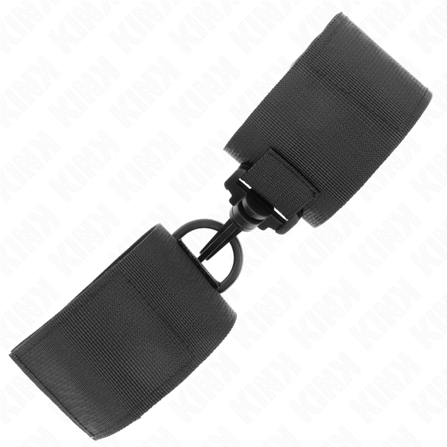 KINK - NYLON WRIST CUFFS BLACK