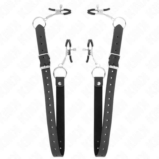KINK - 4 CLITORIS CLAMPS ADJUSTABLE 34-48 CM