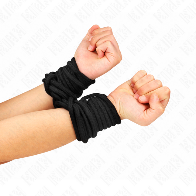 KINK - COTTON ROPE 5 METERS BLACK