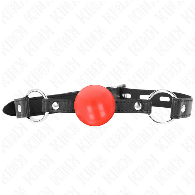 KINK - PELOTA DE TPE ROJA 4 CM MORDAZA 60 x 2 CM