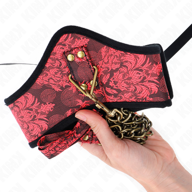 KINK - COLLAR MODELO ESCÁNDALO CON CINTA DE ENCAJE 75 CM 44 X 10 CM