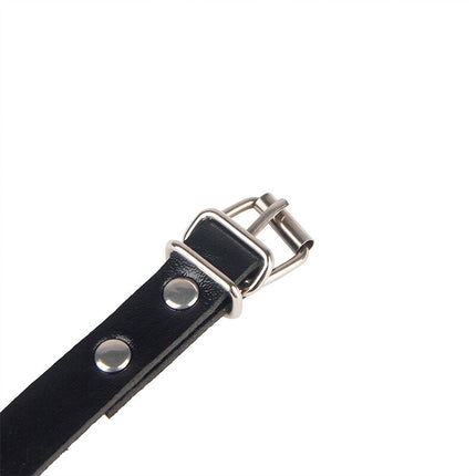 SUBBLIME - 953690 HANDSCHELLEN MIT BONDAGE-GÜRTEL SCHWARZ EINE GRÖSSE