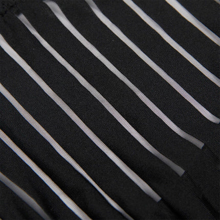 SUBBLIME - 954147 BODY MIT STRUMPFGÜRTEL SCHWARZ S/M