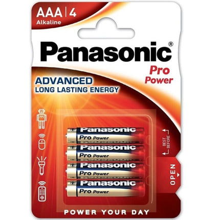 PANASONIC -  PRO POWER ALKALINE AAA BATTERIE LR03 BLISTER*4