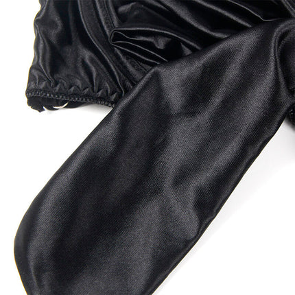 SUBBLIME - 955205 BH-SET MIT VERSTELLBARER SCHWARZER SCHLEIFE L/XL