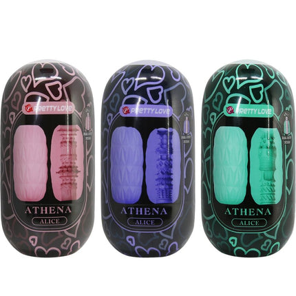 PRETTY LOVE - ATHENA ALICE PACK 15 VERSCHIEDENE MÄNNLICHE MASTURBATOREN