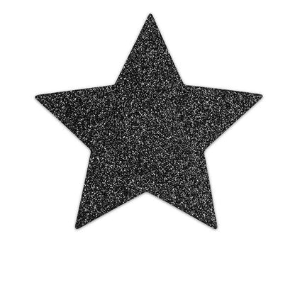 BIJOUX - INDISCRETS SCHWARZE STAR-FLASH-NIPPELCOVER