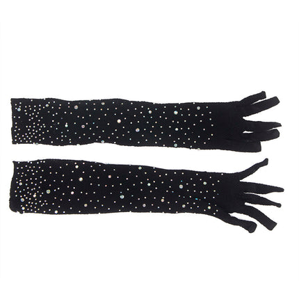 SUBBLIME - 957469SHINE TRANSPARENTE HANDSCHUHE SCHWARZ S/M