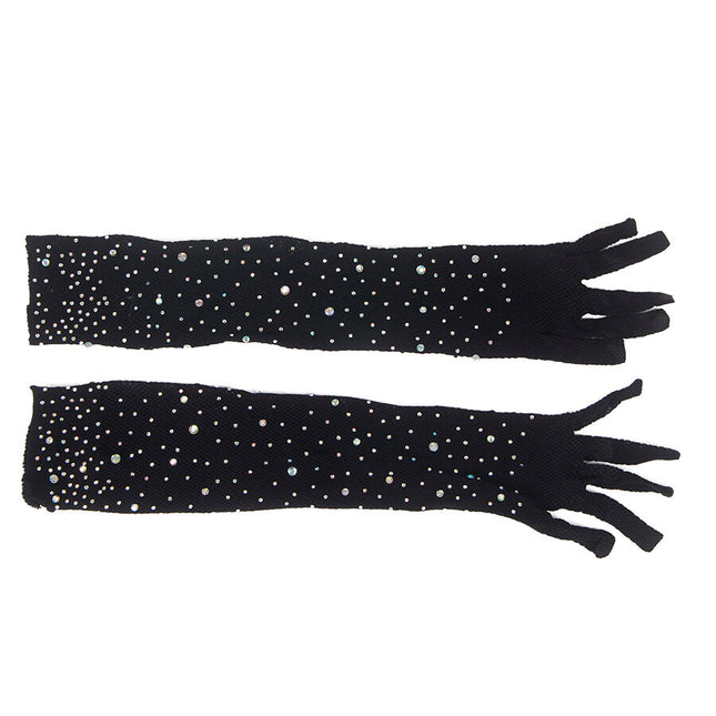 SUBBLIME - 957469SHINE TRANSPARENTE HANDSCHUHE SCHWARZ S/M