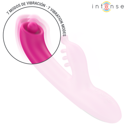 INTENSE - CHRISTINA MULTIFUNKTIONS-RABBIT-VIBRATOR 22,5 CM ROSA