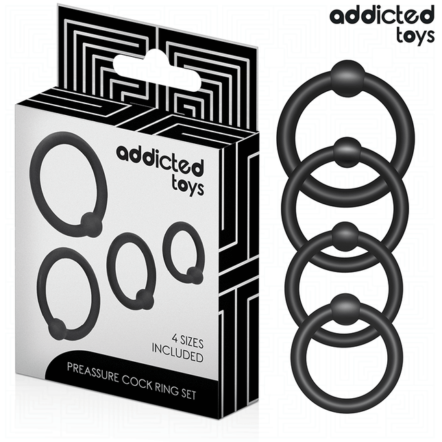 ADDICTED TOYS - SET AUS DRUCKRINGEN AUS SILIKON