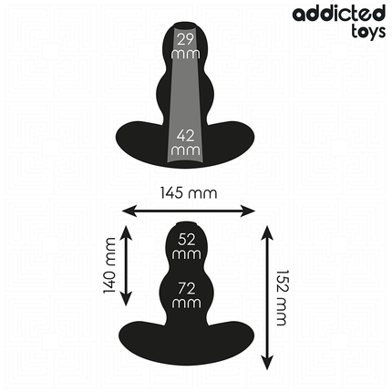 ADDICTED TOYS - HOHL ANAL PLUG GRÖSSE XXL 15,2 CM