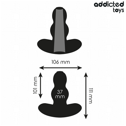 ADDICTED TOYS - HOHL ANAL PLUG GRÖSSE L 11,1 CM