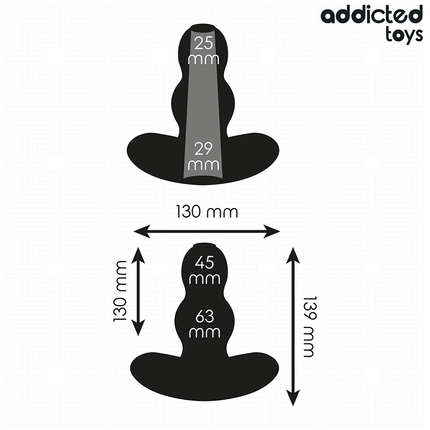 ADDICTED TOYS - HOHL ANAL PLUG GRÖSSE XL 13,9 CM