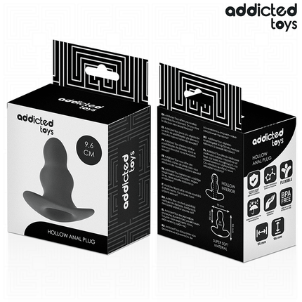 ADDICTED TOYS - HOHL ANAL PLUG GRÖSSE M 9,6 CM