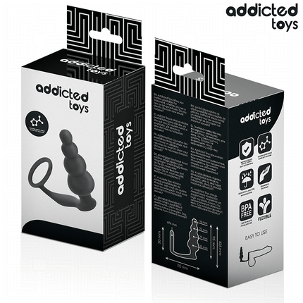 ADDICTED TOYS - ANALPLUG MIT RING MODELL 5