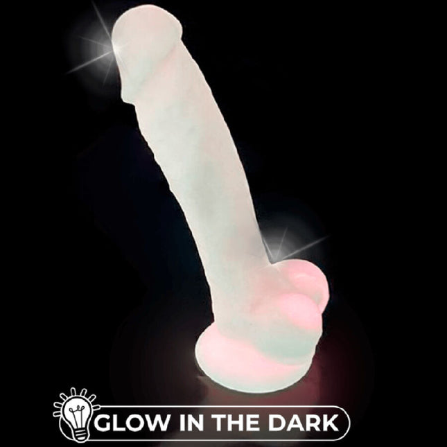 SILEXD Model 1: Fluorescent silicone penis 17.5 cm 