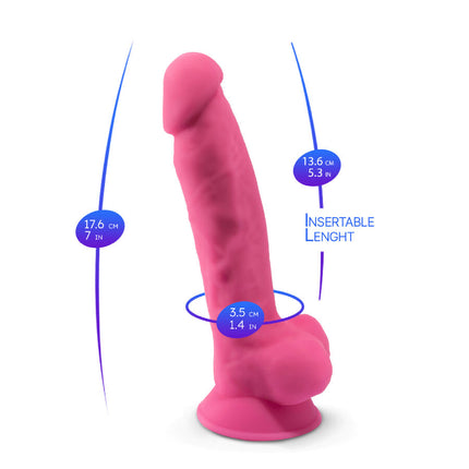 SILEXD Modell 1: Fluoreszierender Silikon-Penis 17,5 cm