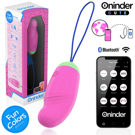 ONINDER CUTE - LOVE PLEASURE VIBRO-ROTIERENDES EI 360° SILIKON - KOSTENLOSE WELTWEITE APP