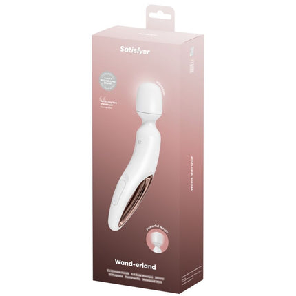 SATISFYER - WAND ERLAND VIBRIERENDES MASSAGER WEISS