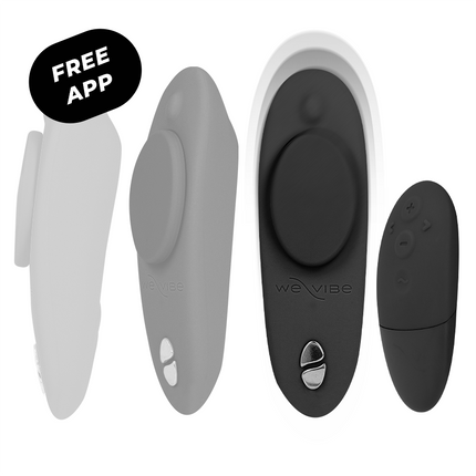 WE-VIBE - MOXIE + CLITORAL VIBRATOR - BLACK 