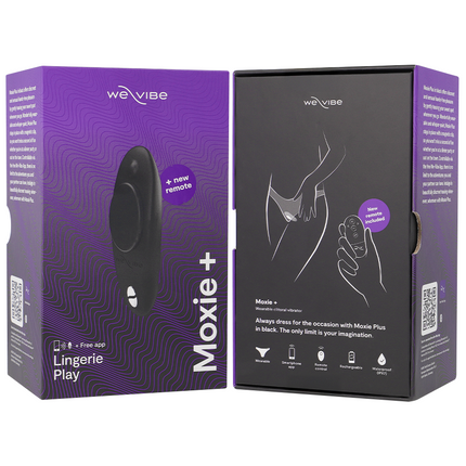 WE-VIBE - MOXIE + CLITORAL VIBRATOR - BLACK 