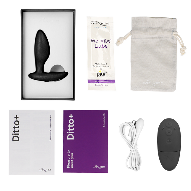 WE-VIBE - MASAJEADOR DE PRÓSTATA NEGRO VECTOR+