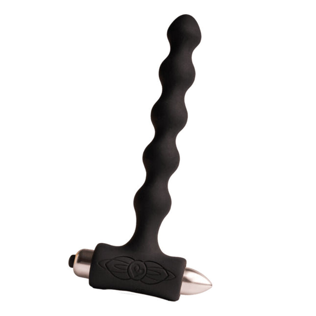 ROCKS-OFF - PETITE SENSATIONS PEARLS ANAL PLUG VIBRATOR SCHWARZ