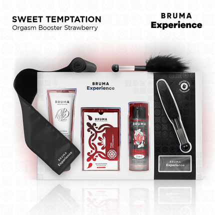BRUMA XPERIENCE - SWEET STRAWBERRY TEMPTATION SET WITH ORGASM ENHANCER